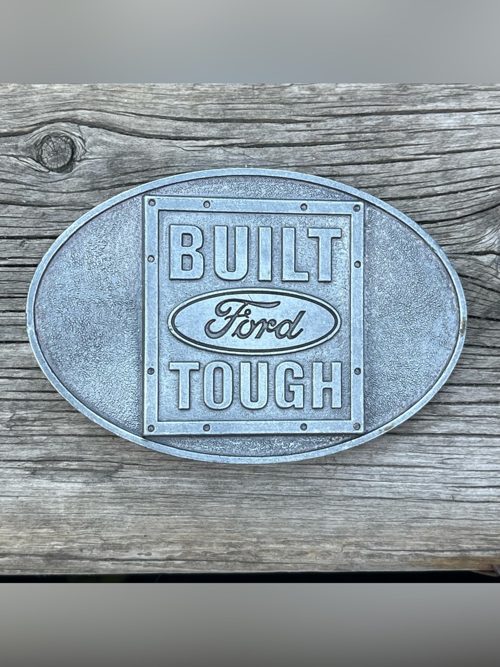 Built Ford Tough Belt Buckle